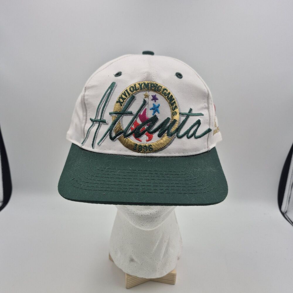 Vintage 1996 Atlanta Olympics The Game Circle Script Snapback Cap Hat 90s